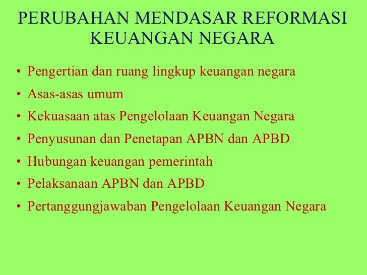 01 tinjauan umum governance & pengelolaan keuangan negara