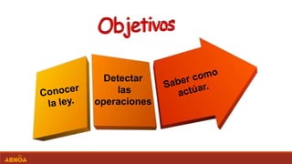 Detectar
las
operaciones
 