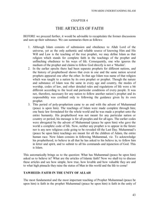 01 Towards Understanding Islam. Notes of Islamiyat | PDF