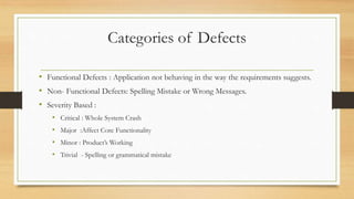 Test planning and software's engineering | PPT