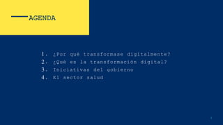 Transformacion digital en el sector salud | PPTX