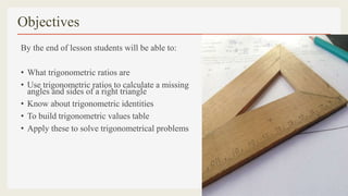 Trigonometric ratios | PPTX
