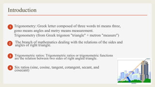 Trigonometric ratios | PPTX