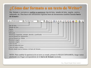 01 tutorial de open office writer | PDF