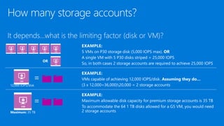 How many storage accounts?
 