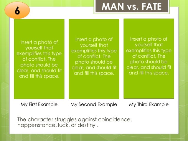 Types of Literary Conflict - Homework
