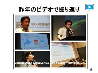 昨年のビデオで振り返り
6
 