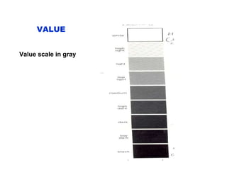 VALUE
Value scale in gray
 