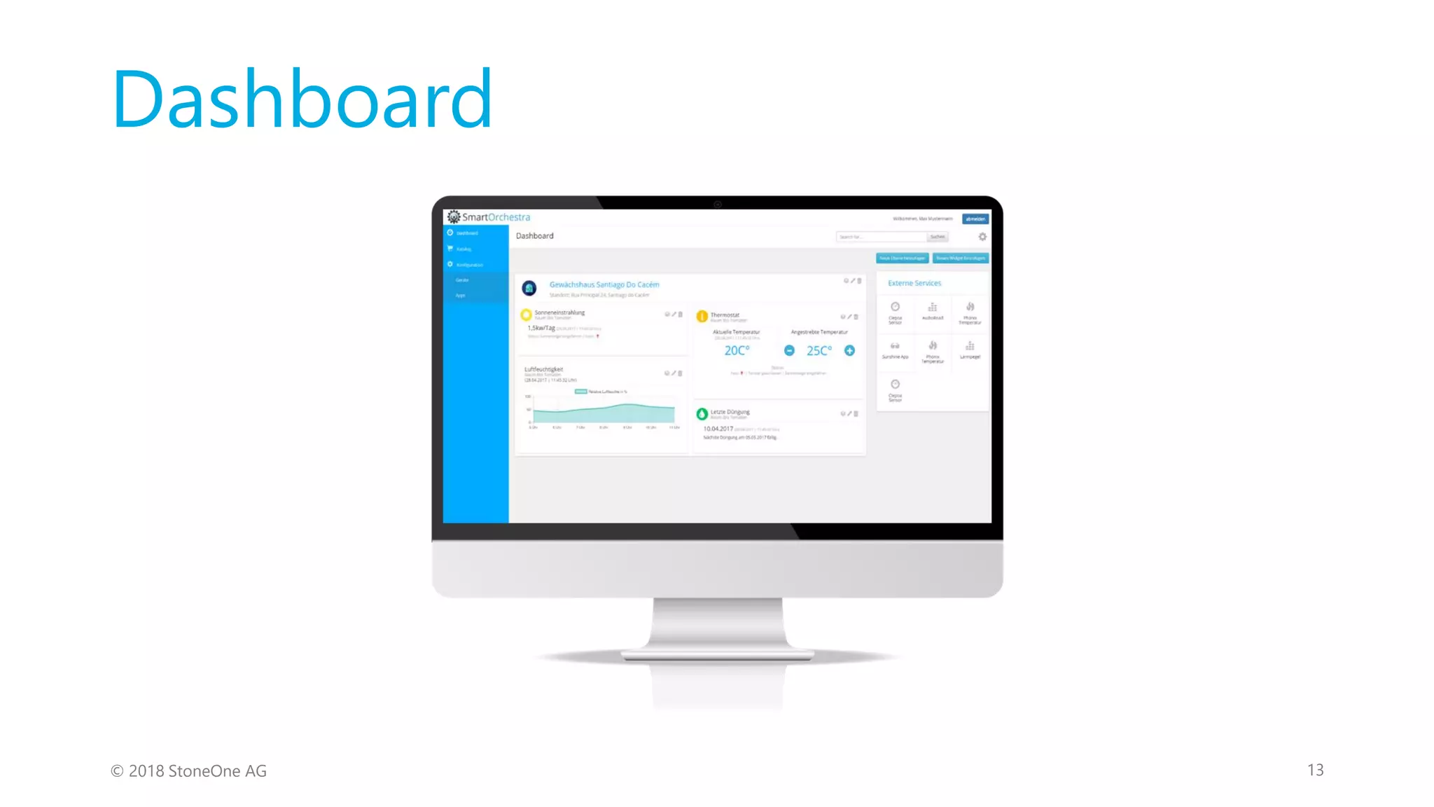 Ergebnisse einer Suche
13© 2018 StoneOne AG
Dashboard
 