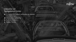 Co-Creation mit Partnern und Kunden an digitalen
Industrielösungen
Collaborative Engineering
Predictive Analytics
Tracking / Tracing
Industrie 4.0
Competence Center
 