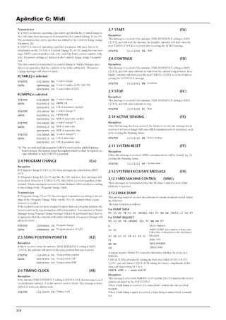 310
Apêndice C: Midi
 