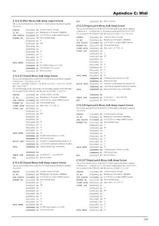315
Apêndice C: Midi
 