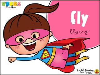 Verbs Flashcards for english classes esl | PDF