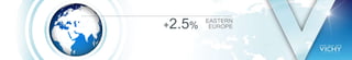 +2.5%
EASTERN
EUROPE
 