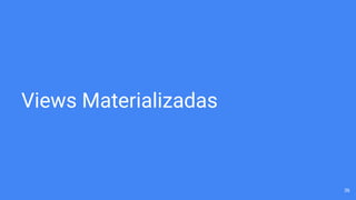 Views Materializadas
36
 