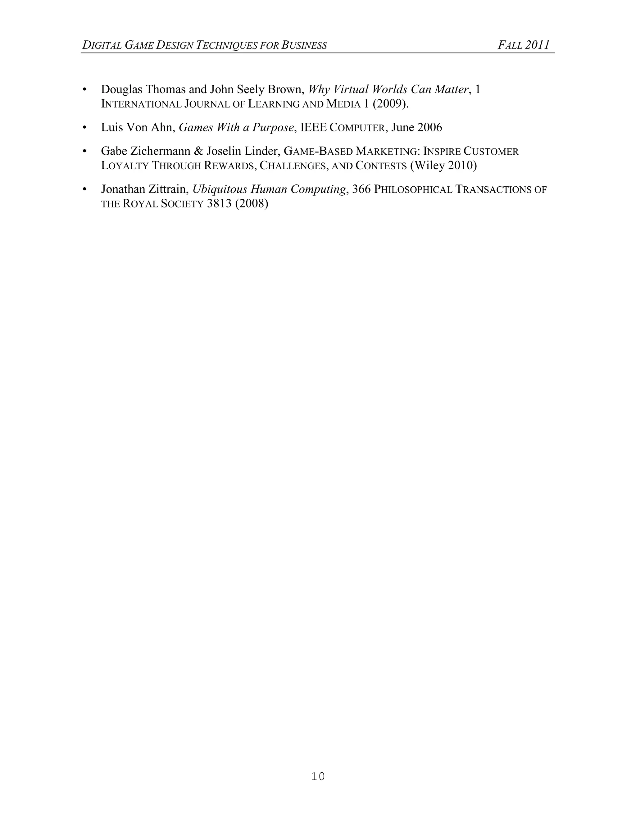 UPenn Wharton Gamification PDF Strategy Video Games Video Game Genres