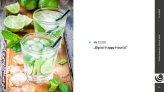 22
Steﬀen
Hankiewicz,
intranda
GmbH
22.09.2020
๏ ab 19:00
„Digital Happy Hour(s)“
 