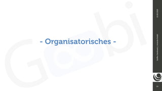 23
Steﬀen
Hankiewicz,
intranda
GmbH
22.09.2020
- Organisatorisches -
 