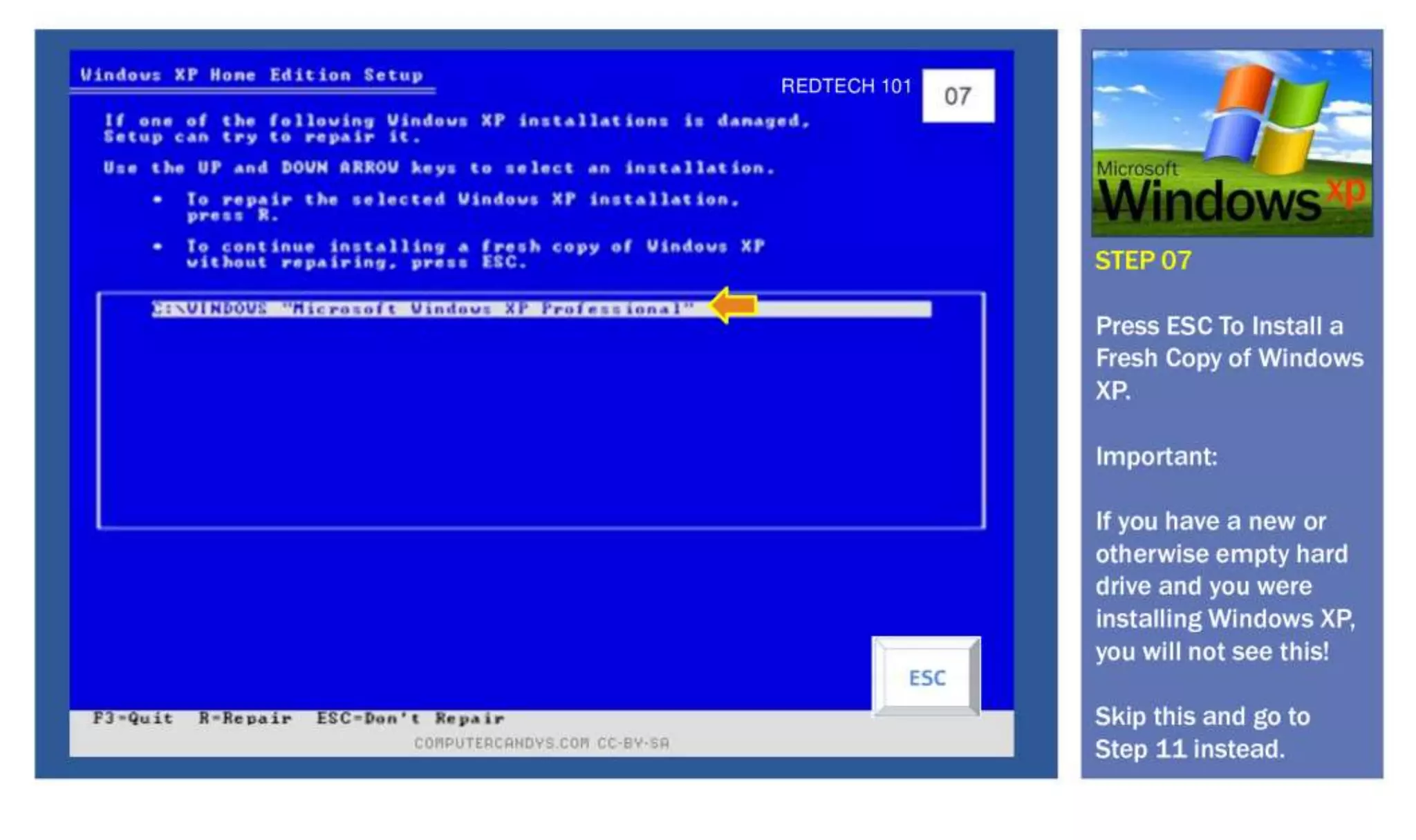 How to Reformat Computer Windows XP - Clean Installation of Windows XP