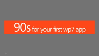90s for your first wp7 app10