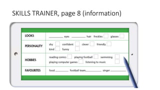 SKILLS TRAINER, page 8 (information)
 