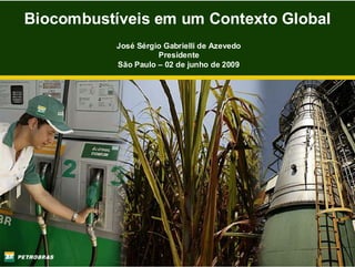 Biocombustíveis em um Contexto Global
           José Sérgio Gabrielli de Azevedo
                     Presidente
           São Paulo – 02 de junho de 2009
 