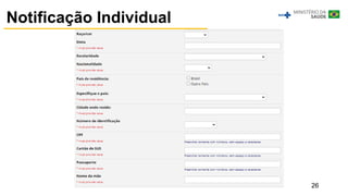 26
Notificação Individual
 