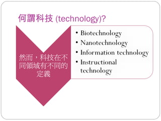 何謂科技 (technology)? 