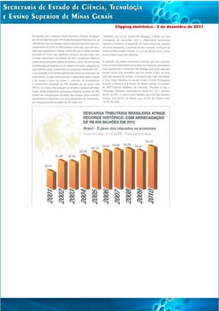 Clipping eletrônico - 2 de dezembro de 2011
 