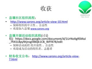 ջ
? Ϣ̣֯
? http://www.sarons.org/article-view-10.html
   C ֯ 
   C ӭϢ www.sarons.org

? ϢԴ֯(
  ) https://docs.google.com/document/d/1UrNoXgRSMaJ
  _7fi41LBpyNtjnsgI4B0jk1CB_WFf478/edit
   C ϻ Ŀ 
   C ӭΪ֯ߡ־Ը

? ֧ http://www.sarons.org/article-view-
  7.html
 