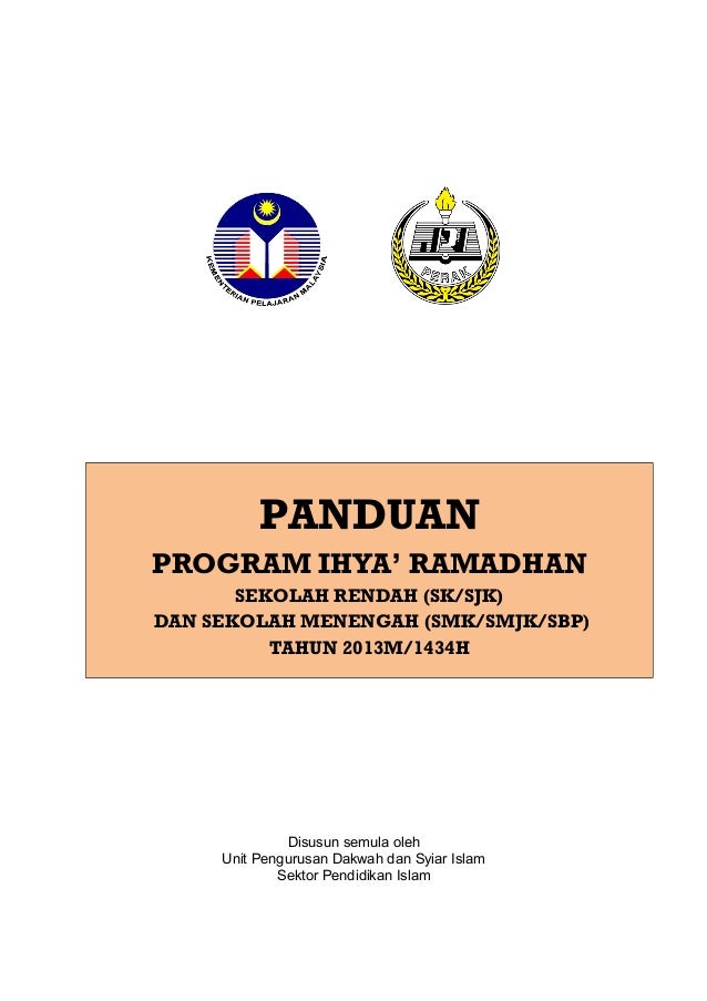 Contoh Kertas Kerja Ihya Ramadhan - Contoh Aura