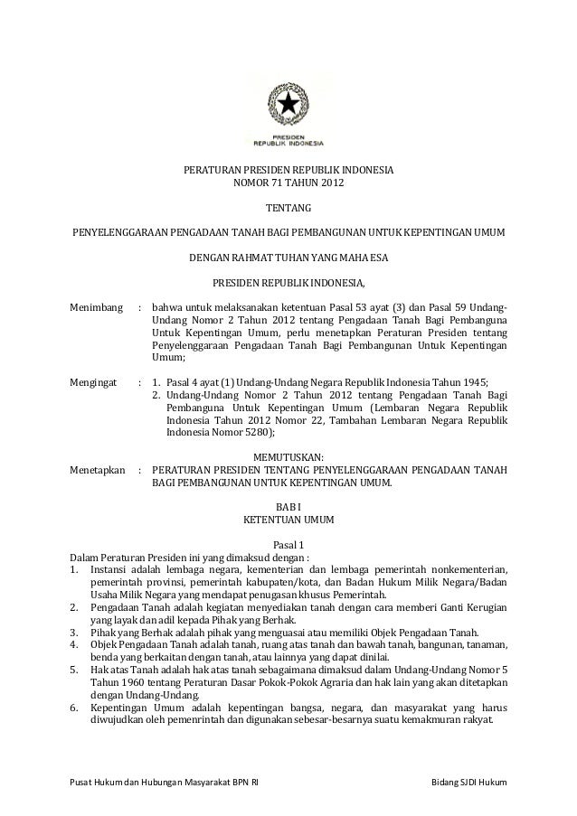 Perpres 71 Tahun 2012 - Berbagi Informasi