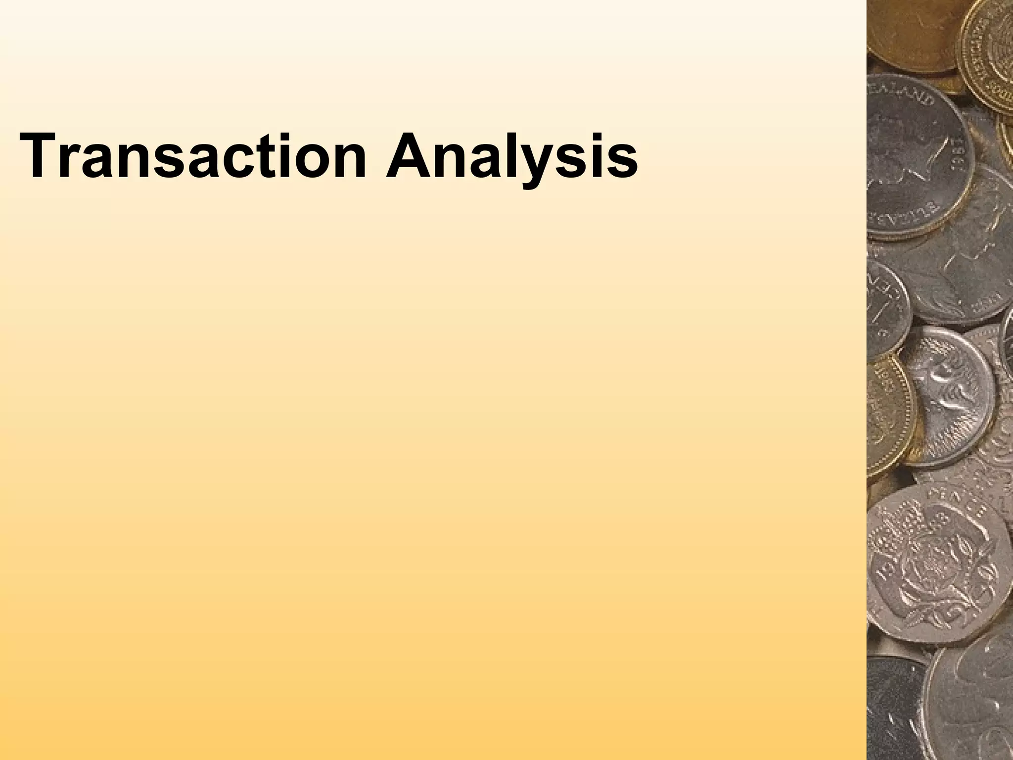 Transaction Analysis

 