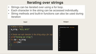 examples of iterators in python for university level | PPT