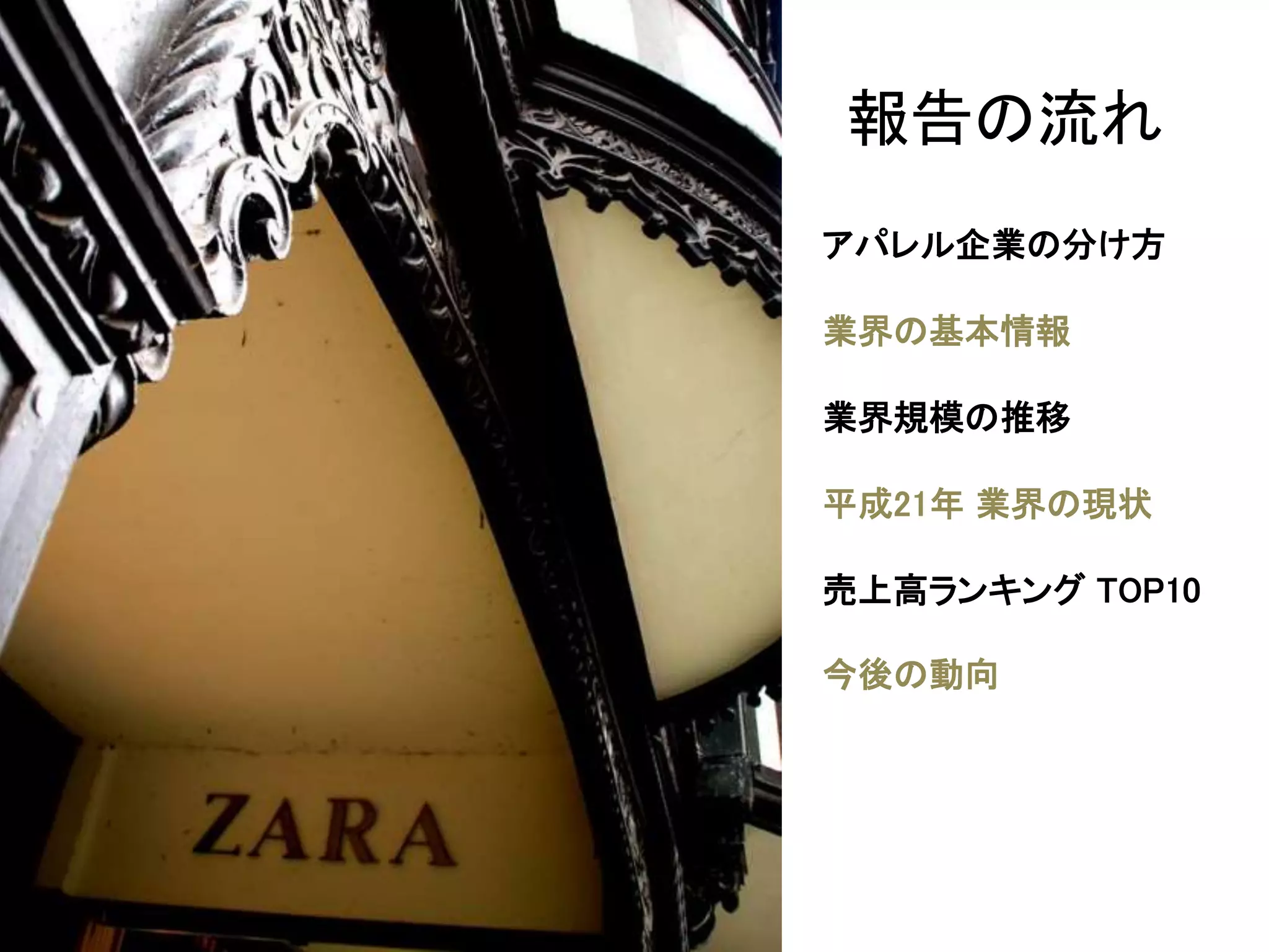 アパレル業界02 | PPTX