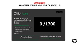 WARNING!!! 
WHAT HAPPENS IF YOU DON’T PRE-SELL? 
0 /1700 
 