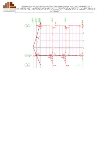 ”SUSTITUCION Y REFORZAMIENTO DE LA INFRAESTRUCTURA, DOTACION DE MOBILIARIO Y 
EQUIPAMIENTO DE LA INSTITUCION EDUCATIVA N° 54004 FRAY ARMANDO BONIFAZ-ABANCAY-ABANCAY-APURIMAC” 
 