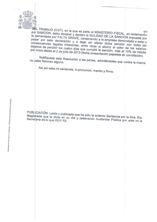 Sentencia sanción cespa