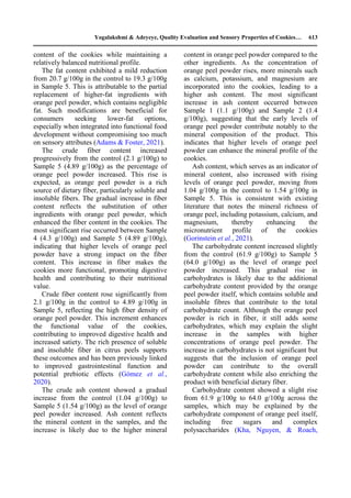 Quality Evaluation and Sensory Properties of Cookies Prepared from ...