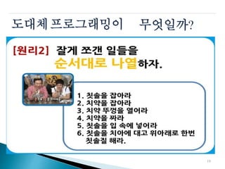 도대체프로그래밍이 무엇일까?
19
 