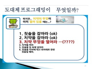 도대체프로그래밍이 무엇일까?
21
 