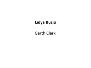 Lidya Buzio
Garth Clark