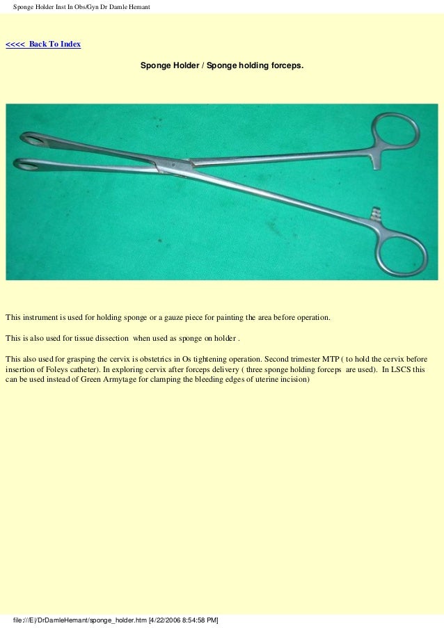 Gynae . obs complete intruments..