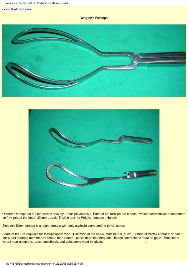 Gynae . obs complete intruments..