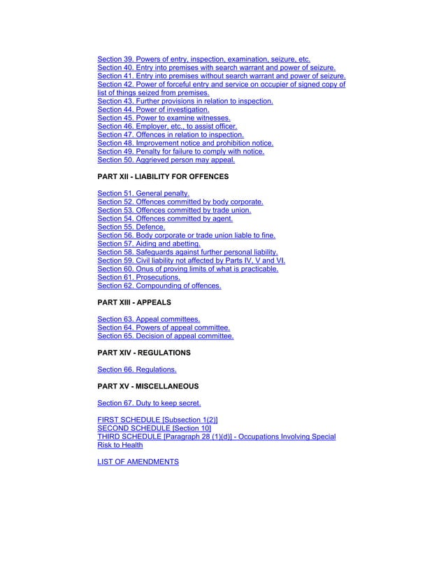 02. occupational safety and health act 1994 (act 514) osha | PDF