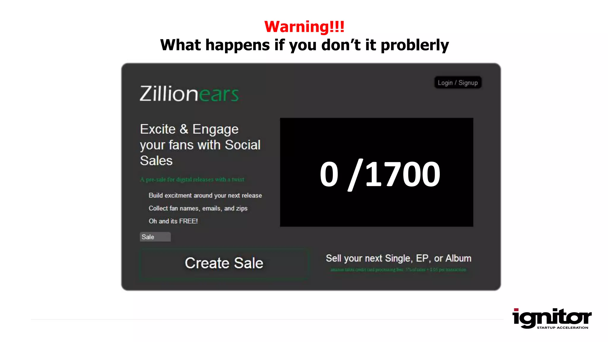 Warning!!!
What happens if you don’t it problerly
0 /1700
 