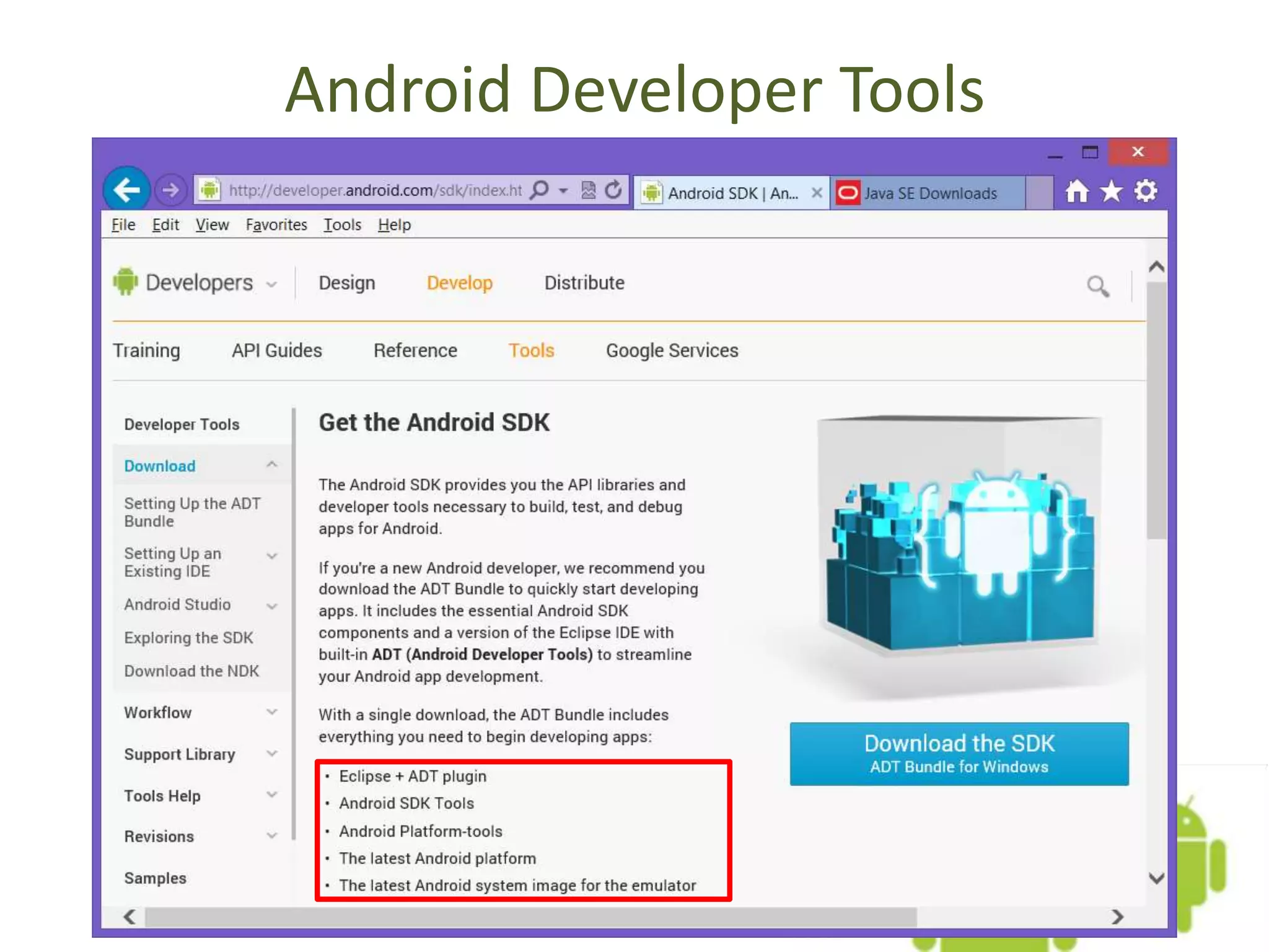 Android Developer Tools
 