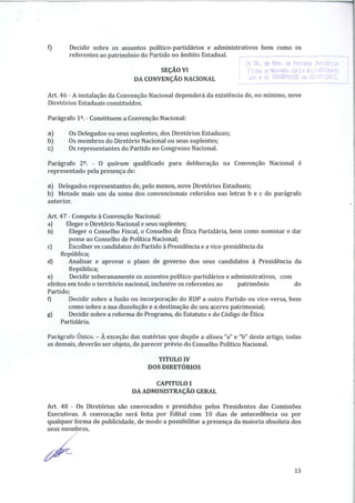 Estatuto registro cartório tratado