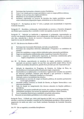 Estatuto registro cartório tratado
