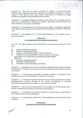 Estatuto registro cartório tratado